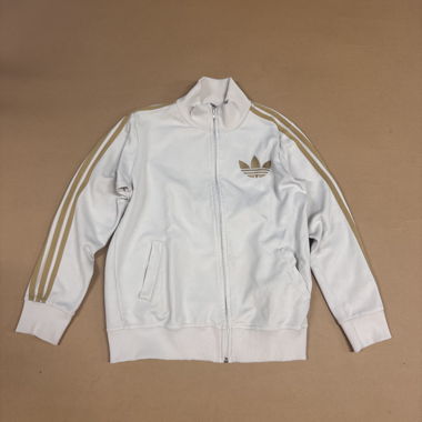 Adidas Track Jacket white retro y2k