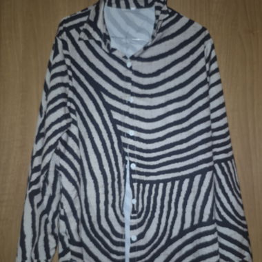 Zebra gemusterte Hemd