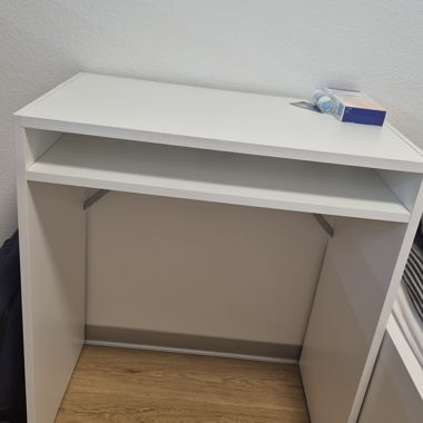 White desk