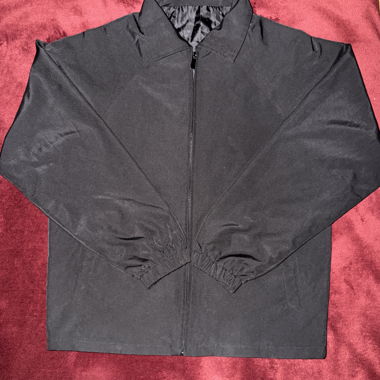 Giacca nera con zip