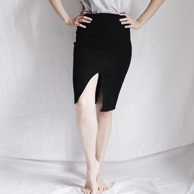 black pencil skirt