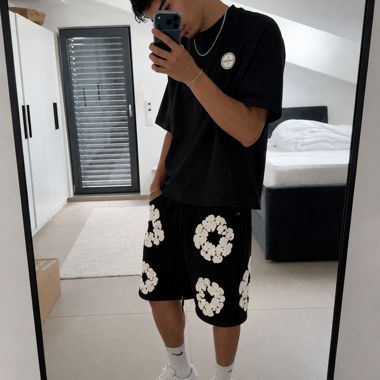 Shorts Denim Tears noirs