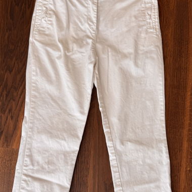 Pantaloni Capri bianchi per bambini „Cyrillus“ Taglia 138/10 anni
