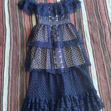 Robe en dentelle Self-Portrait