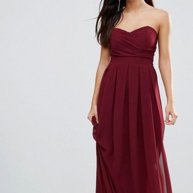 Robe longue bustier