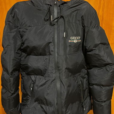 Black Gucci Puffer Jacket