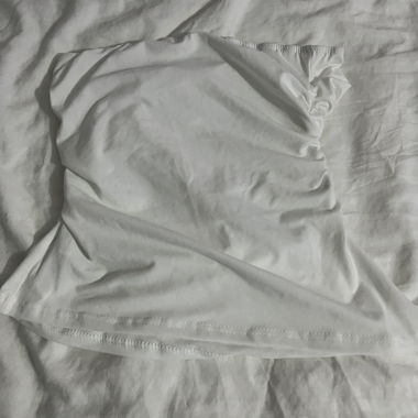 White Bandeau Top