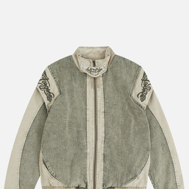 Aelfric Eden Vintage Patchwork-Jeansjacke