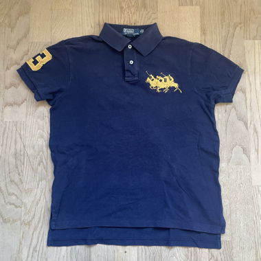 Ralph Lauren Polo Shirt Navy Big Pony – Grösse M