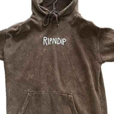 Hoodie Ripndip marron