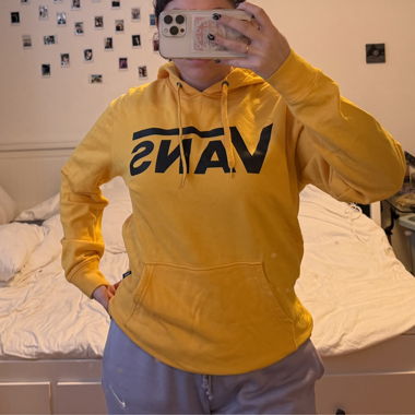 Yellow Vans hoodie 