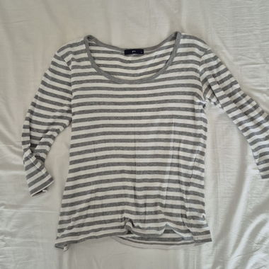 cute striped long sleeve top