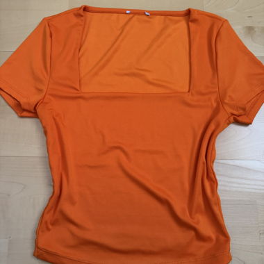 Trendy orange T-shirt 