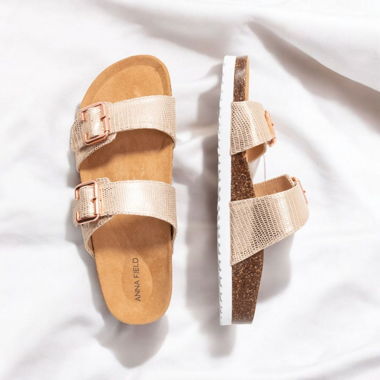 Mules rose gold
