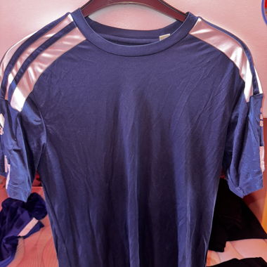 T‑shirt Sportivo Adidas Blu 