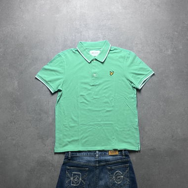 Polo Vintage Lyle & Scott Verde Taglia L