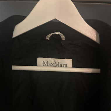 Max Mara Mantel schwarz 90er vintage
