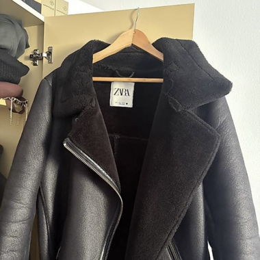 Zara Lederwinterjacke
