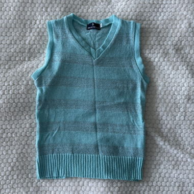 2000s sweater vest in blue
