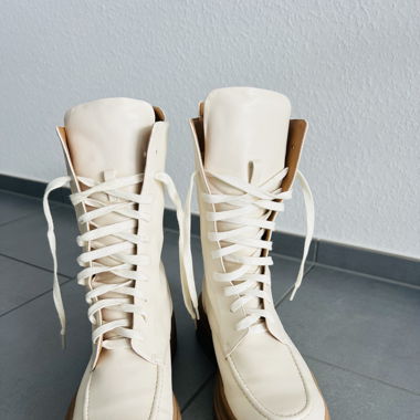 Slim Lace Up Boots