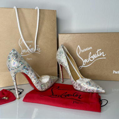 Louboutin So Kate 120 en Lamé Leostar, édition limitée
