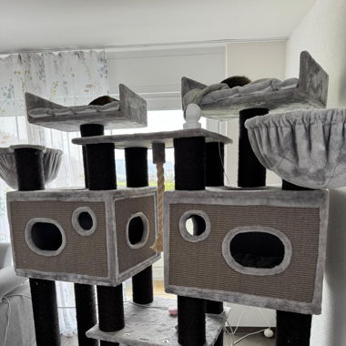 Cat tree Royal Palace Blackline Light Grey