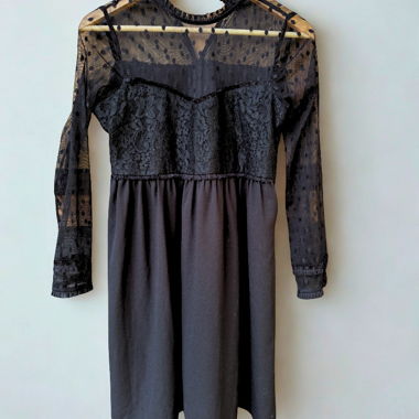 Black Zara Lace Dress