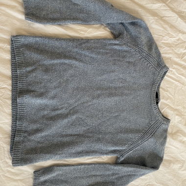 Maglione di lana azzurro chiaro