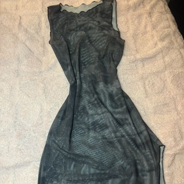 mesh kleid