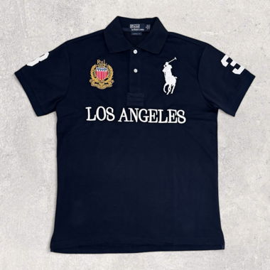 Vintage Ralph Lauren Polo T-Shirt Schwarz (S)