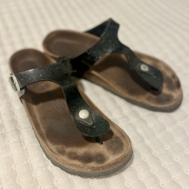 Sandales tongs noires