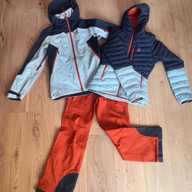SCOTT 3-piece freeride / ski set – XS