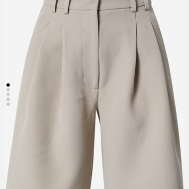 Short beige vita alta