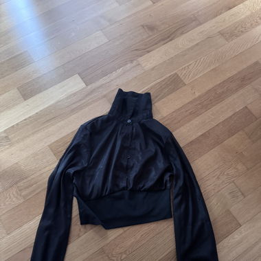 Camicia corta trasparente