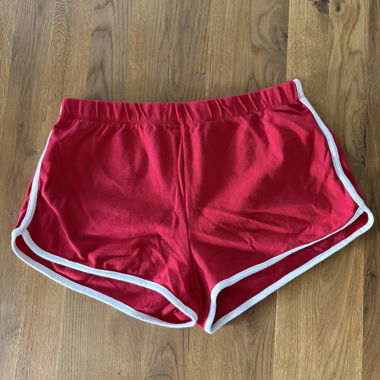Red Zara shorts size EUR L