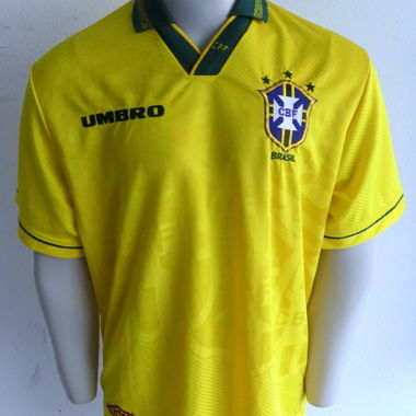 Heimtrikot, Brasilien 1994, Vintage-Fussballtrikot
