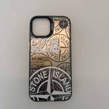 iPhone 15 Black Stone Island Smartphone Case