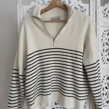 Maglione a righe