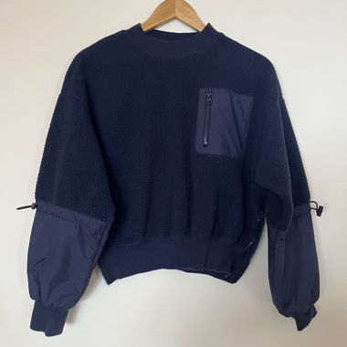 Dark Blue Fleece Pullover