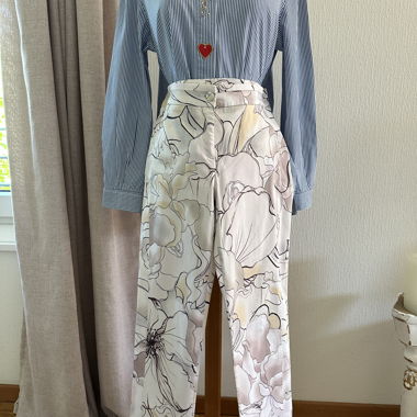 CAMBIO Floral Pants