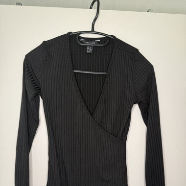 Body langarm schwarz