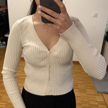 Cardigan H&M Beige, Taille XS
