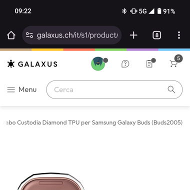 Samsung galaxy Buds live e cover
