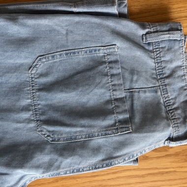 Pantalone jeans ampio azzurro chiaro