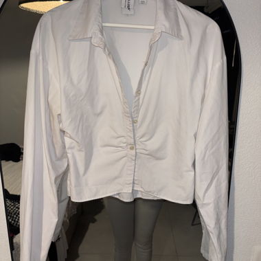 Camicia bianca corta COLLUSION