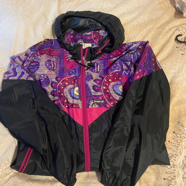 K-Way Windbreaker Jacket with Hood