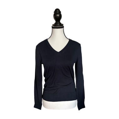 GANT Navy V-Neck Sweater XS
