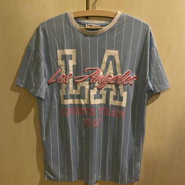Blaues Baseball Shirt
