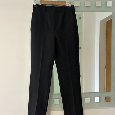Neu Damen Wollehose schwarz Gr. 36