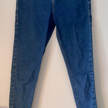 Topshop blaue Skinny-Jeans